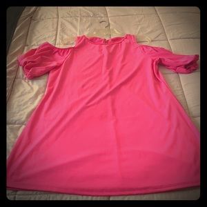 Hot pink summer dress